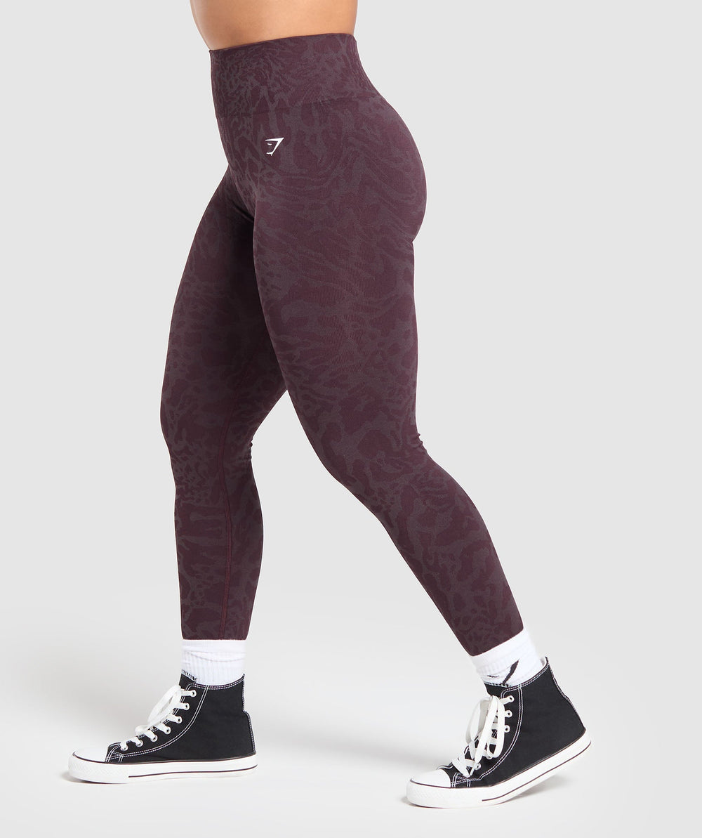 Adapt Safari Seamless Leggings Depth Purple/Greyed Purple