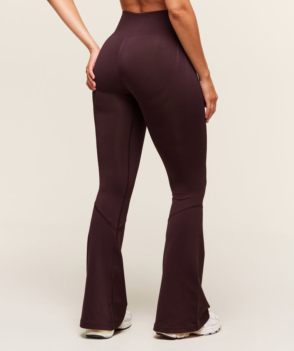 Everyday Seamless Flared Legging Cherry Purple