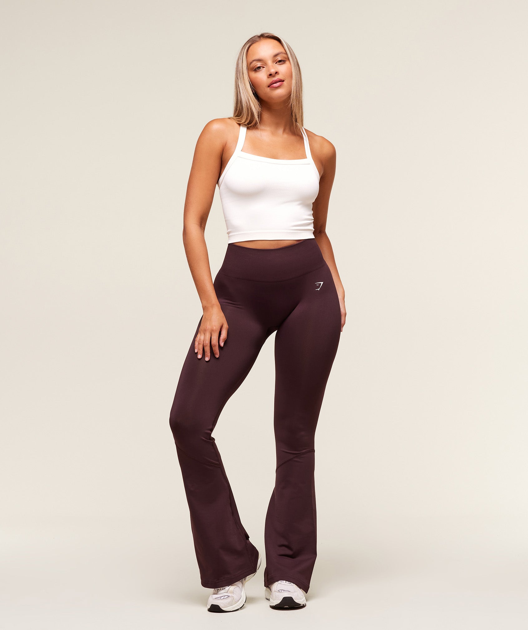 Everyday Seamless Flared Legging Cherry Purple