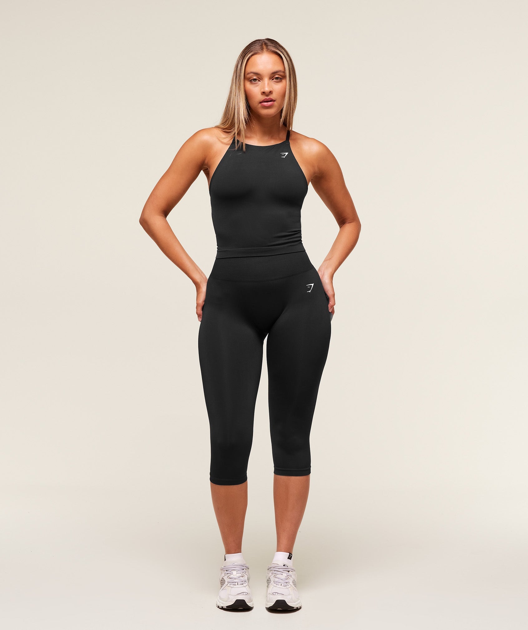 Everyday Seamless Capri Legging Black