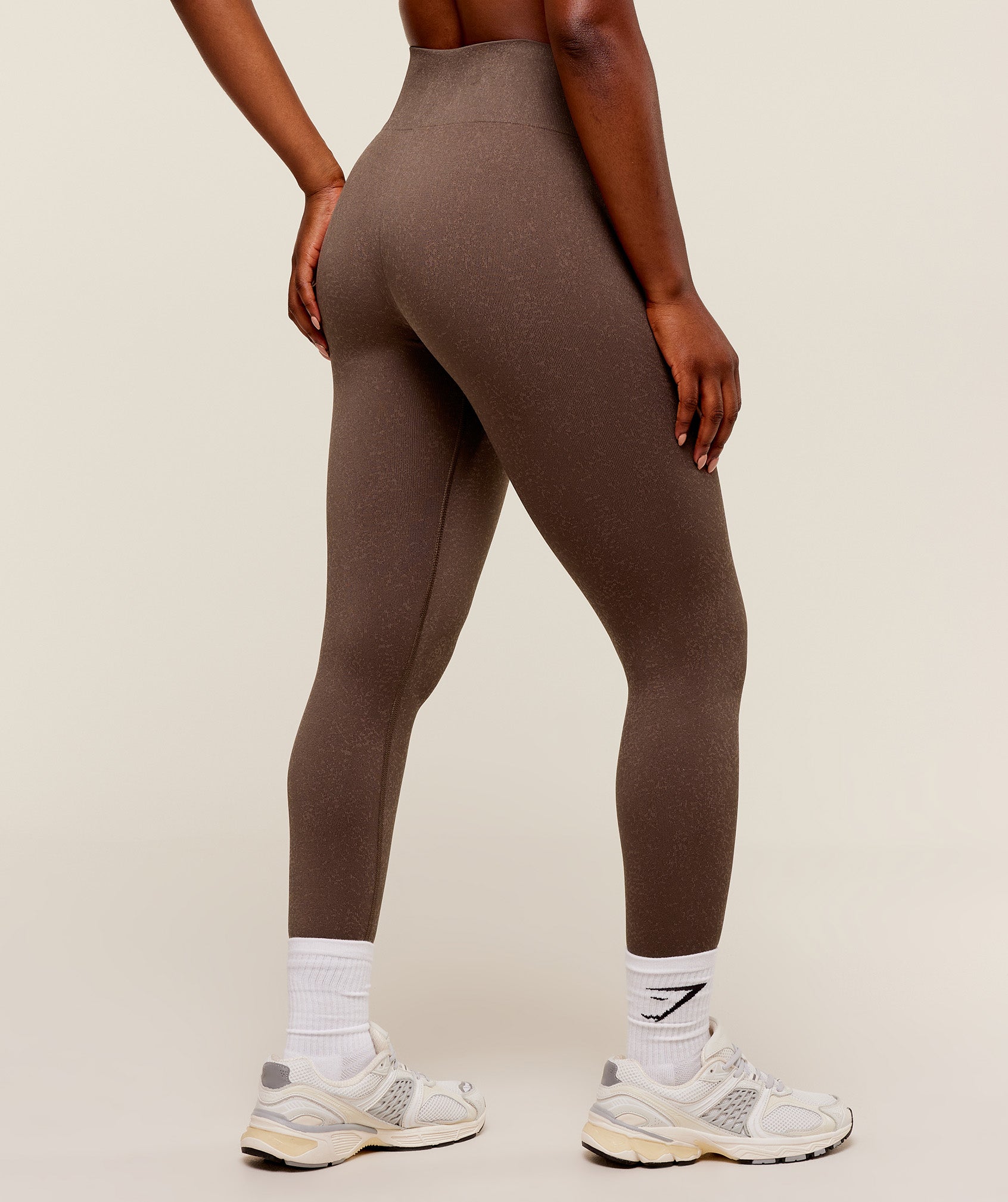 Adapt Fleck x Whitney Leggings Soft Brown/Chestnut Pink