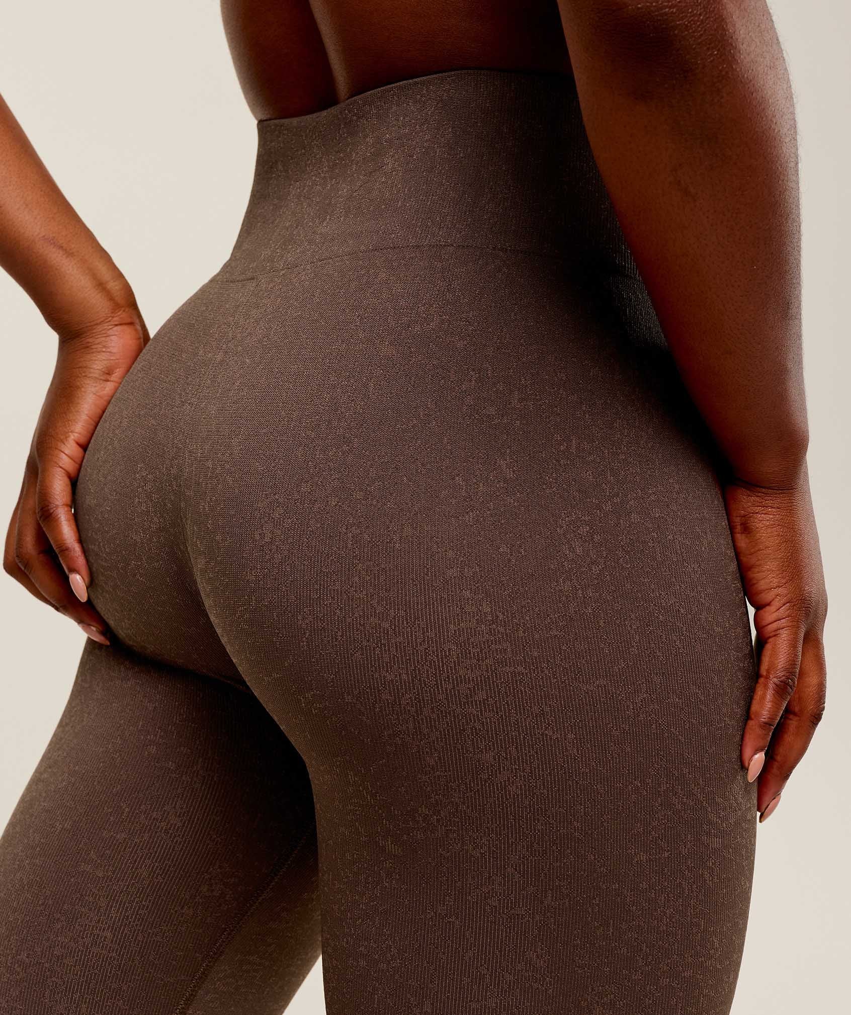 Adapt Fleck x Whitney Leggings Soft Brown/Chestnut Pink