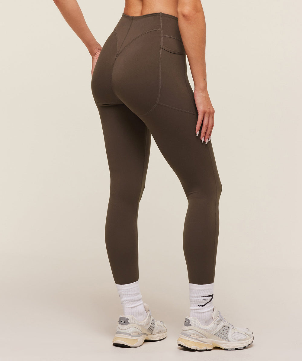 Lifting Pocket Leggings Archive Brown