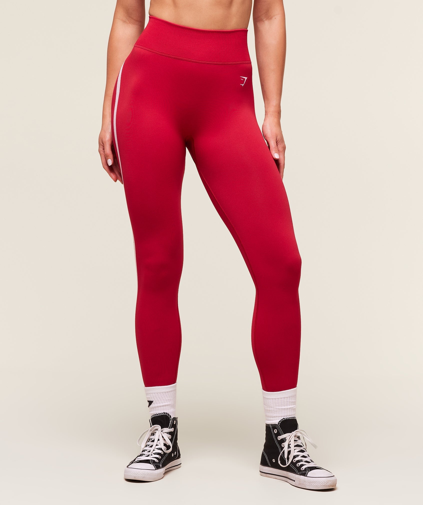 Lift Varsity Seamless Leggings Carmine Red