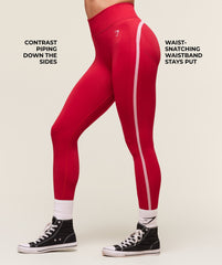 Lift Varsity Seamless Leggings Carmine Red