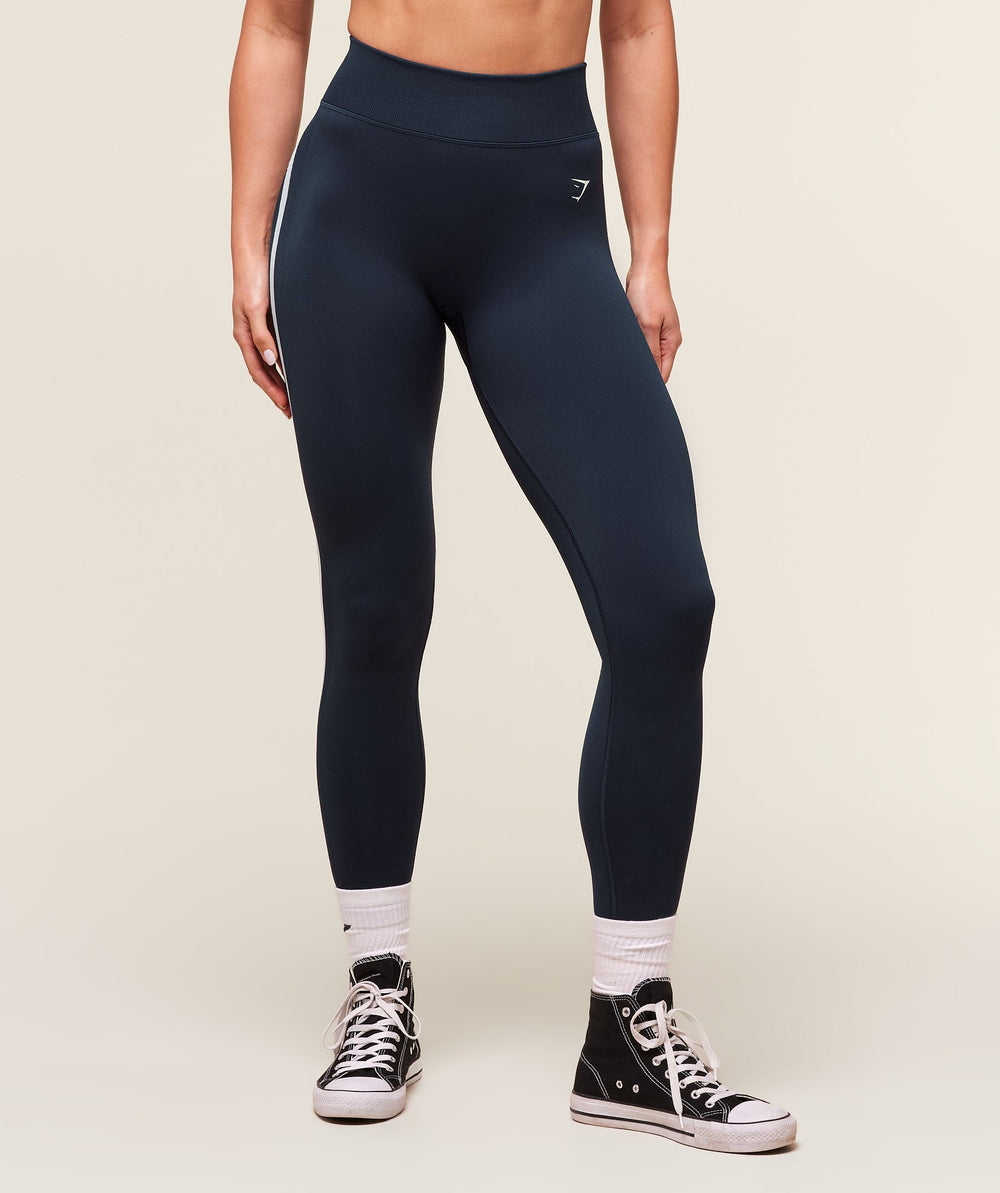 Lift Varsity Seamless Leggings Heavy Blue