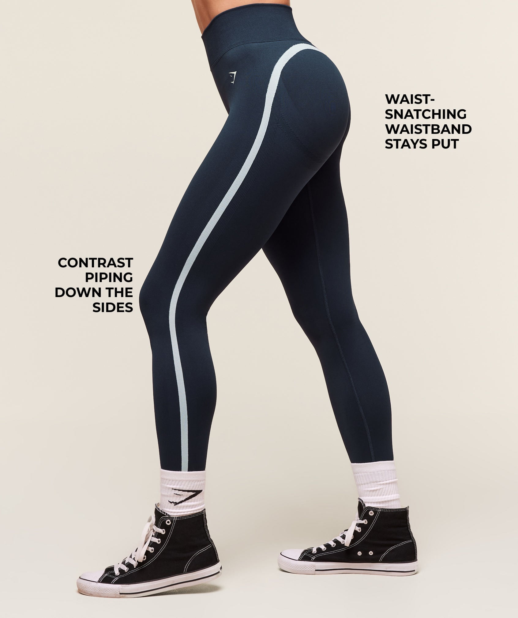 Lift Varsity Seamless Leggings Heavy Blue