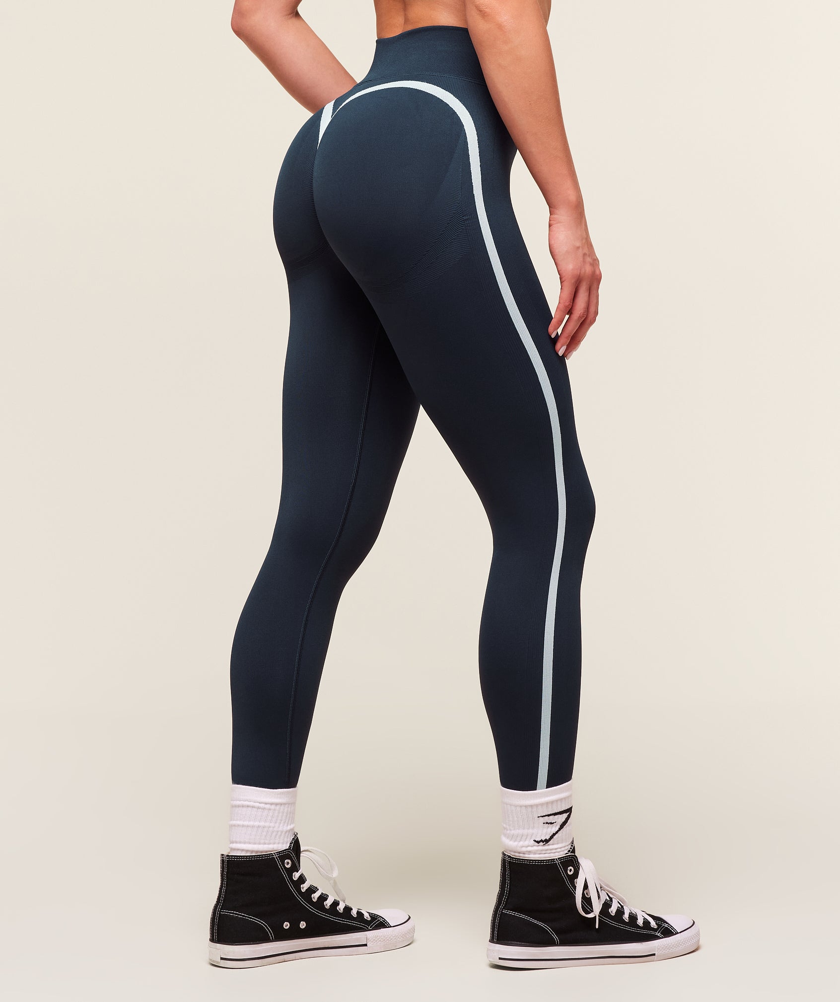 Lift Varsity Seamless Leggings Heavy Blue