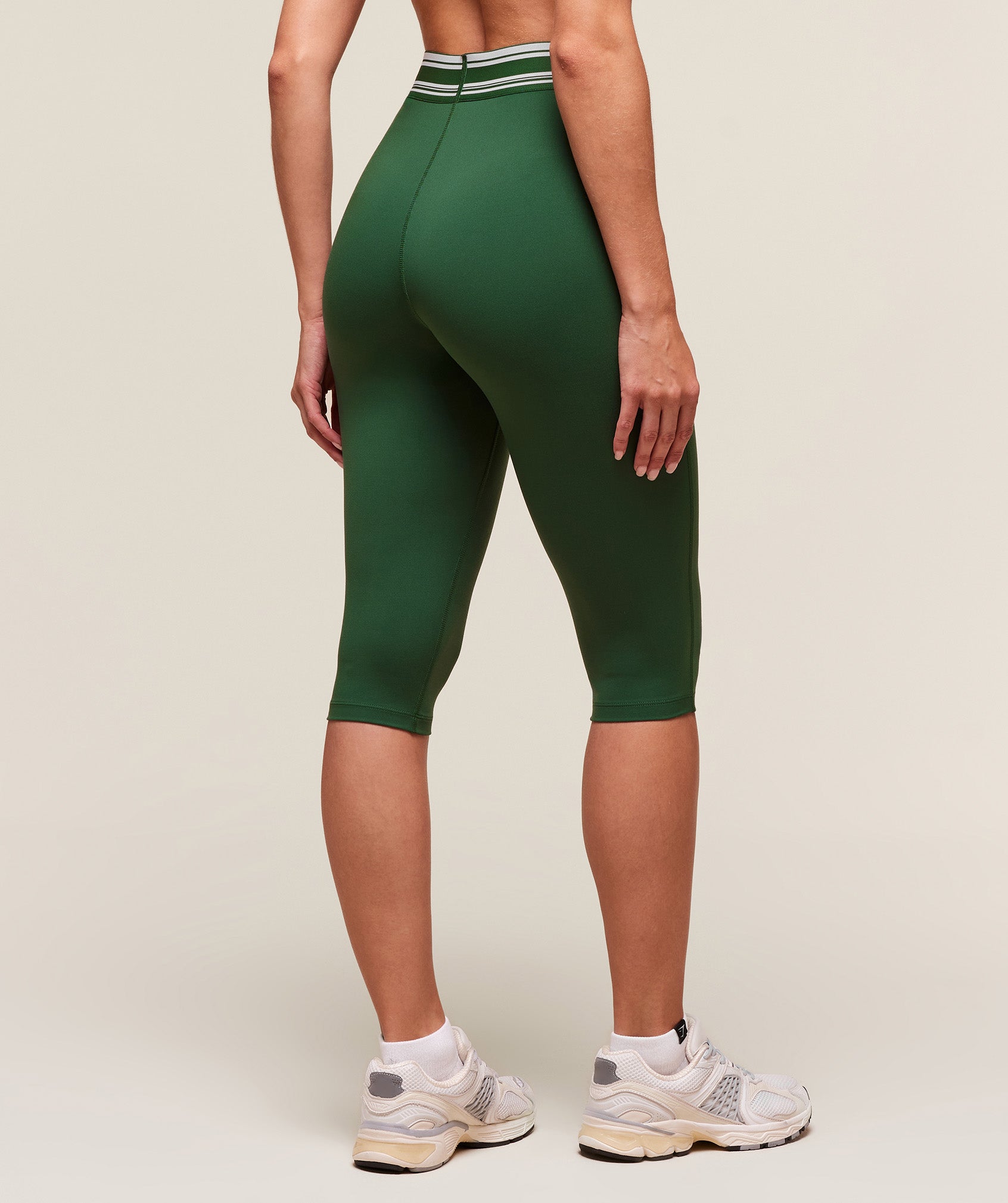 Retro Capri Leggings Classic Green