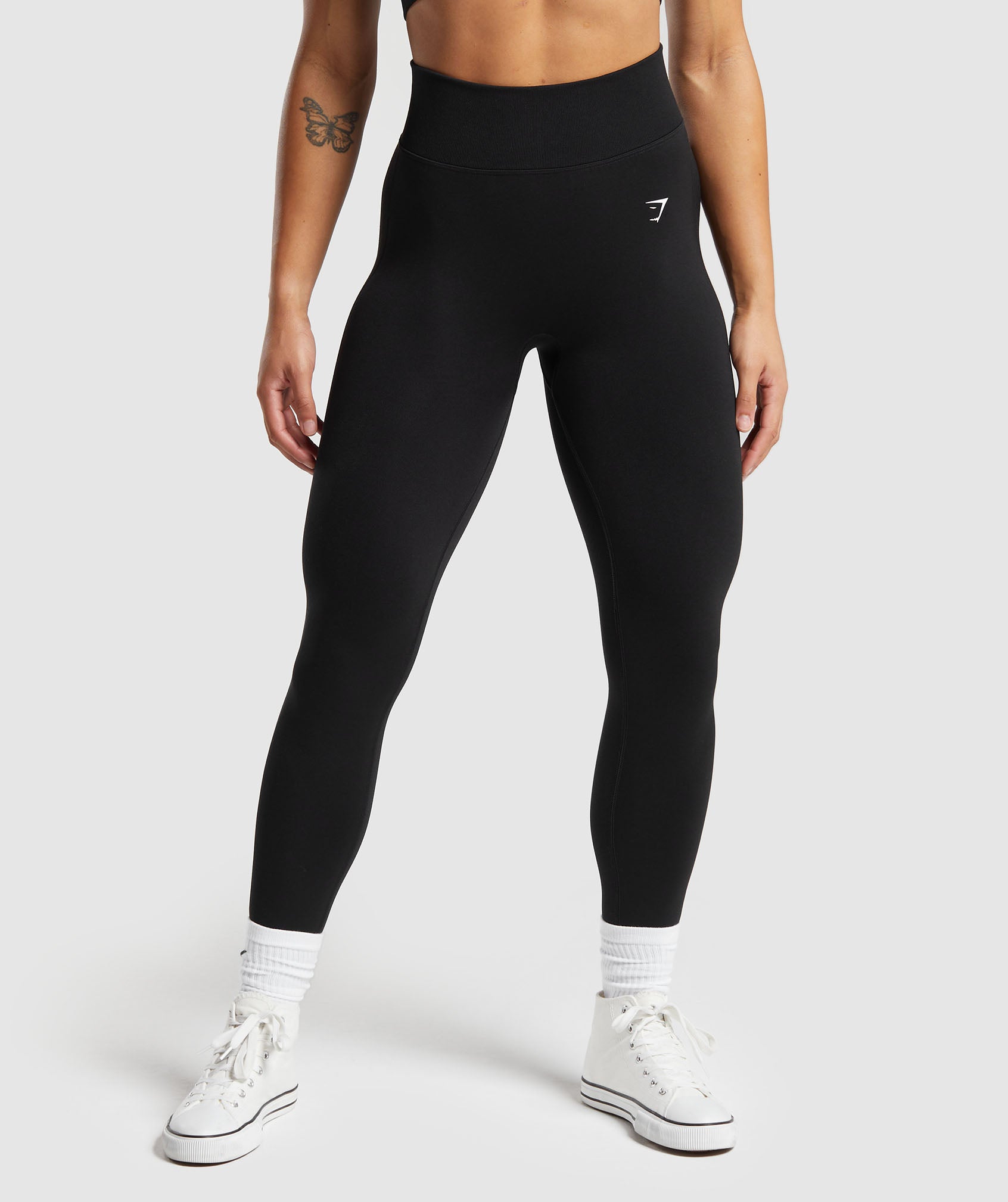 Lift Seamless Leggings Black/Black Marl