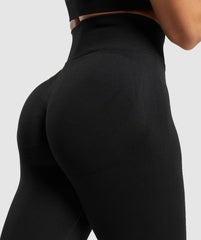 Lift Seamless Leggings Black/Black Marl