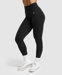 Lift Seamless Leggings Black/Black Marl