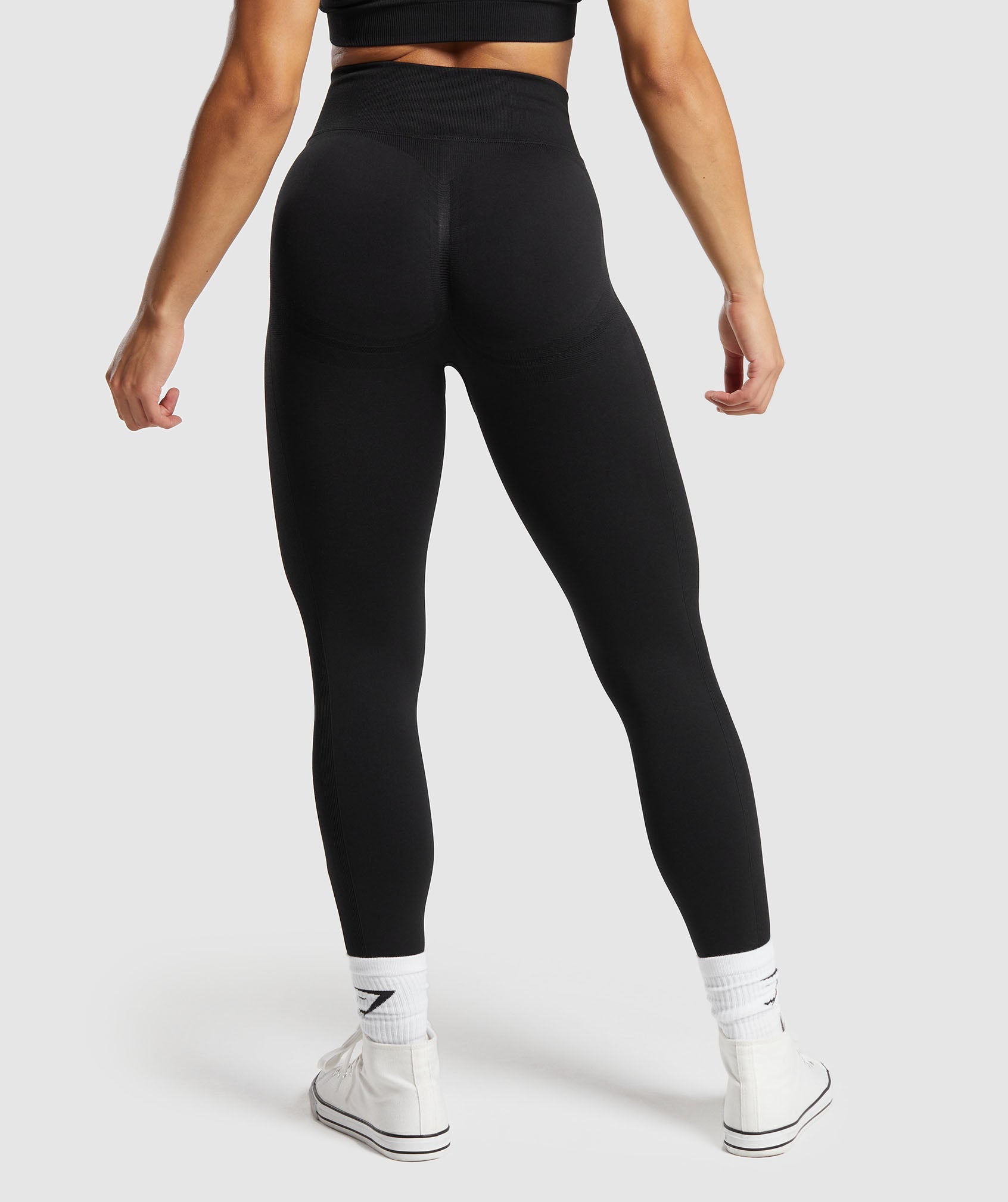 Lift Seamless Leggings Black/Black Marl