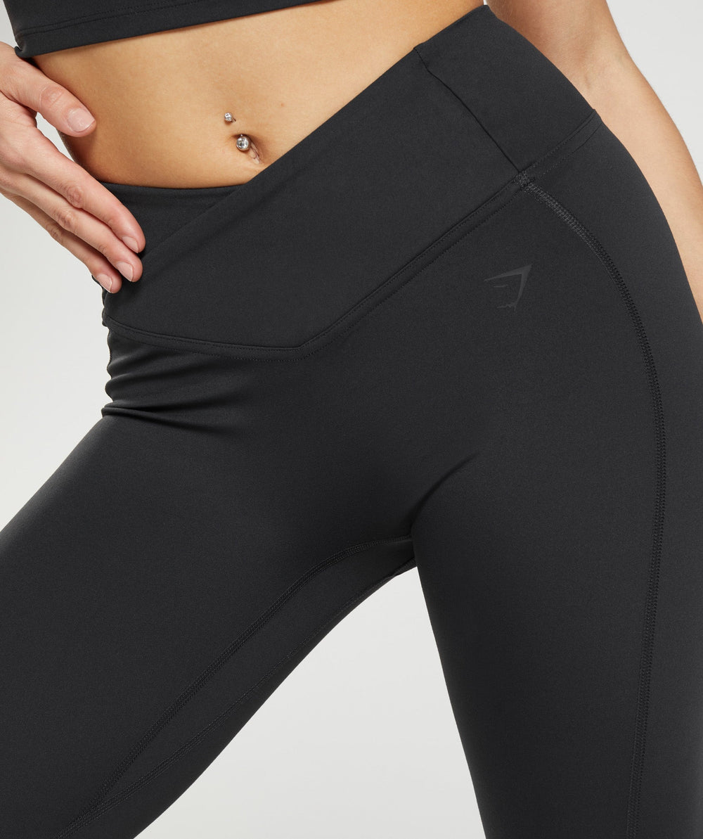 Crossover Leggings Black
