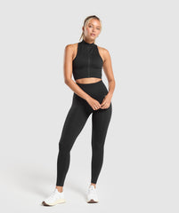 Corset Seamless Leggings Black
