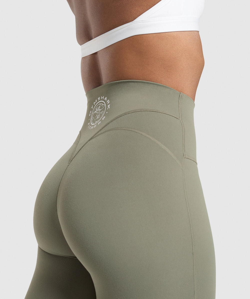 Legacy Logo Leggings Base Green