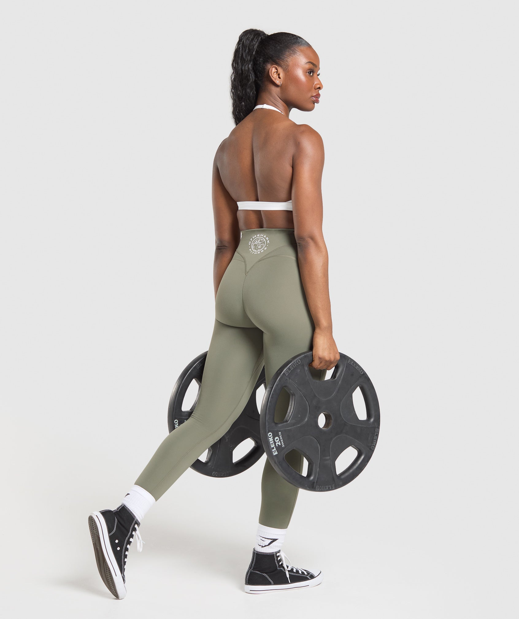 Legacy Logo Leggings Base Green