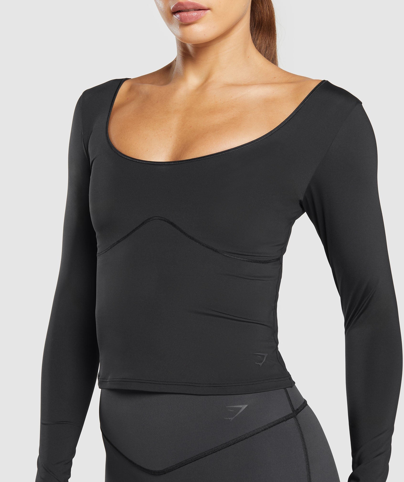 Elevate Long Sleeve Top Black