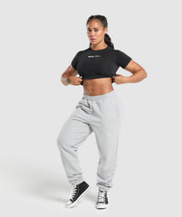 Soft Life Baby Tee Black