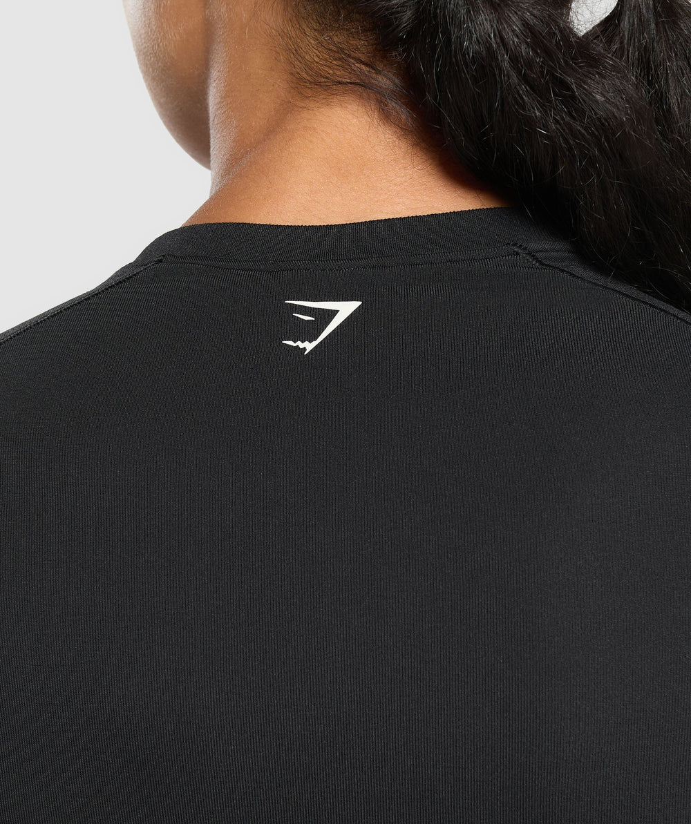 Soft Life Baby Tee Black