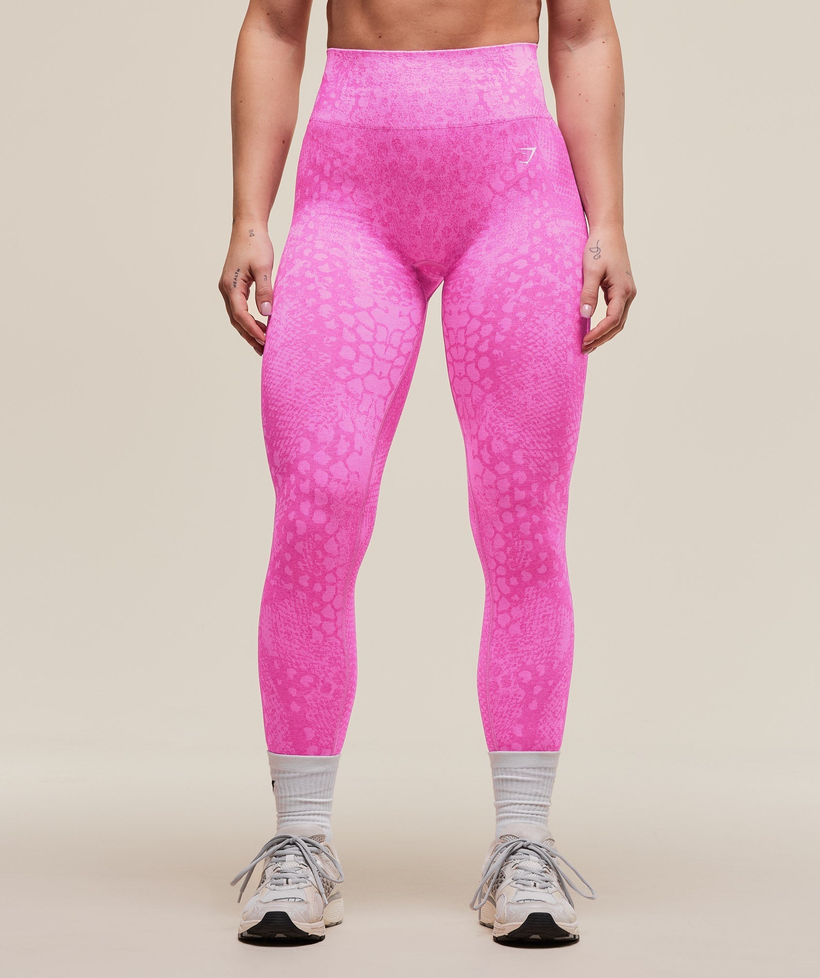 Adapt X Whitney Animal Seamless Leggings Sour Pink/Vibrant Pink