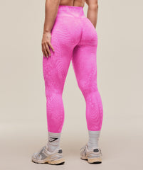 Adapt X Whitney Animal Seamless Leggings Sour Pink/Vibrant Pink