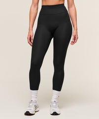 Ribbed Contour Leggings Black