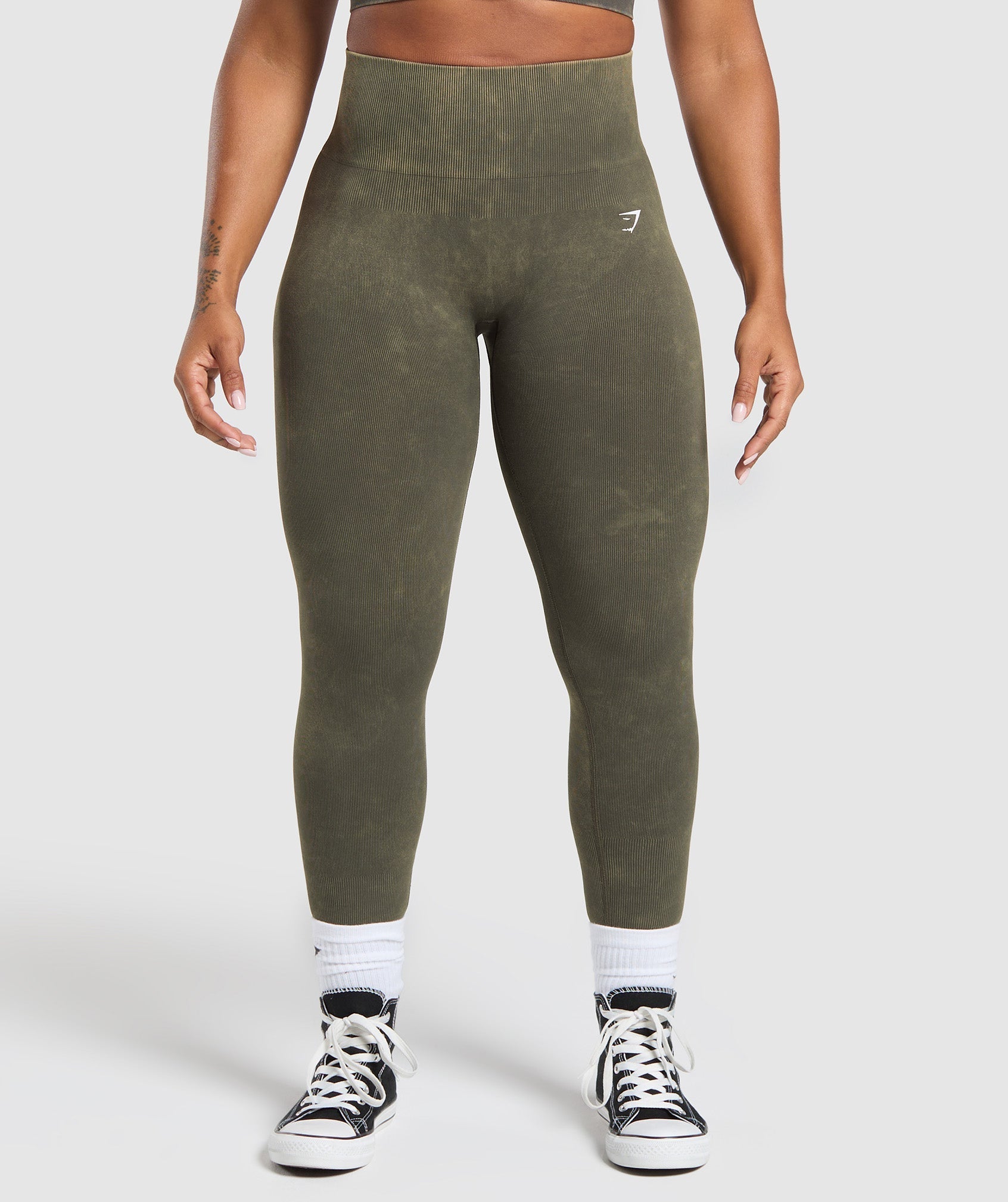 Gains Seamless Leggings Strength Green