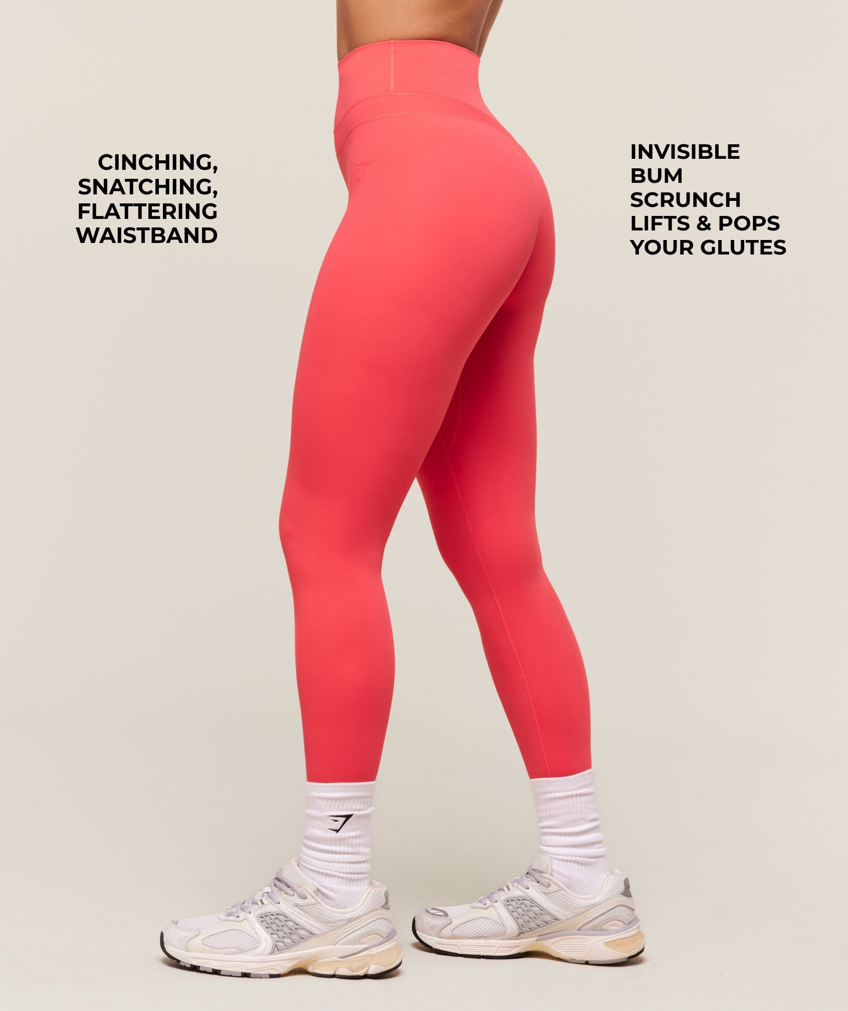 Whitney Leggings Coral Red