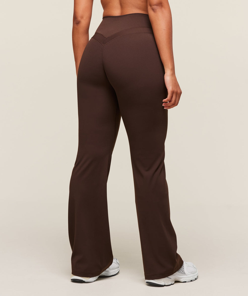 Whitney Flared Leggings Depth Brown