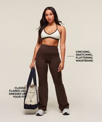 Whitney Flared Leggings Depth Brown