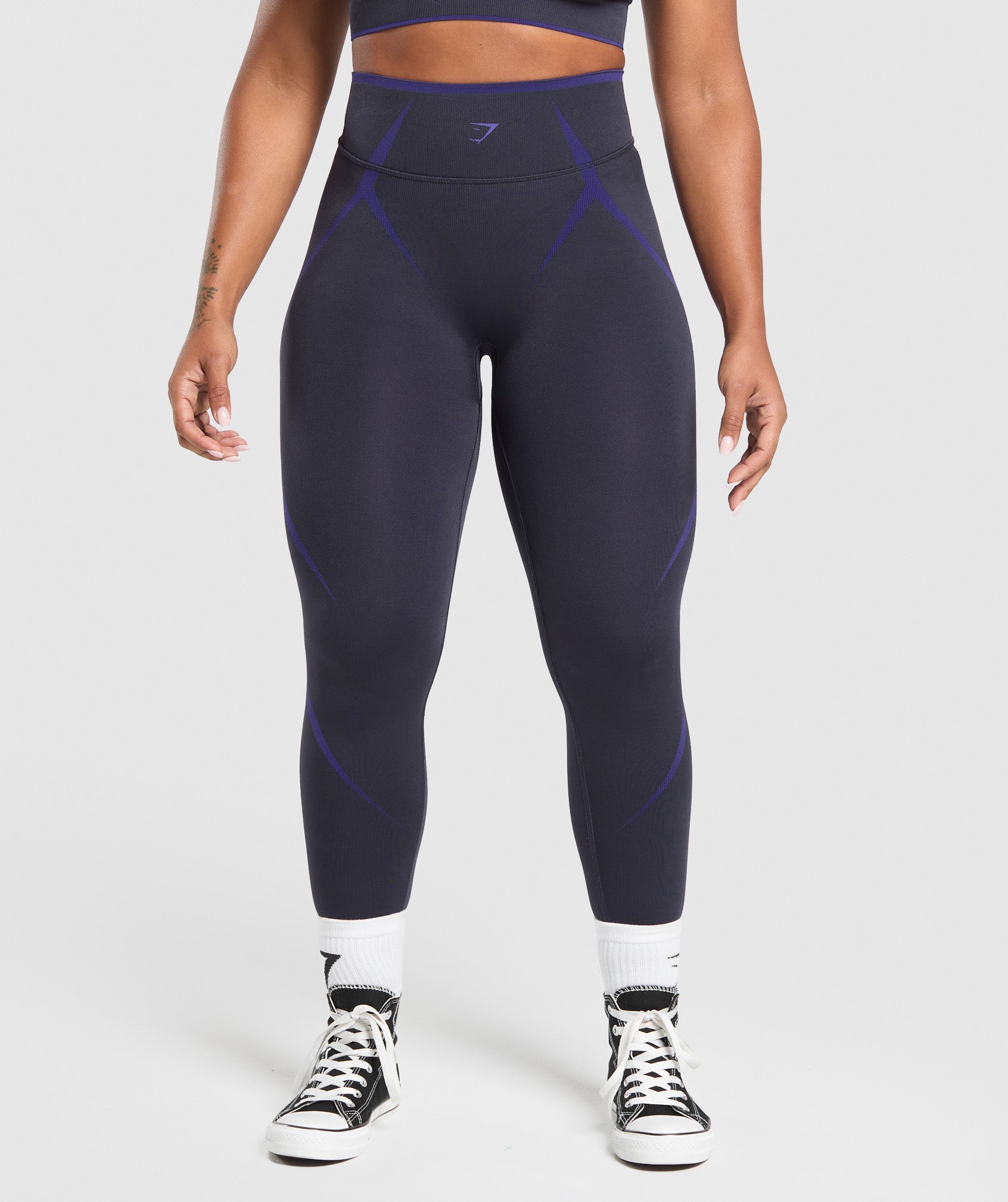 Apex Lift Seamless Leggings Heavy Blue/Cobalt Purple