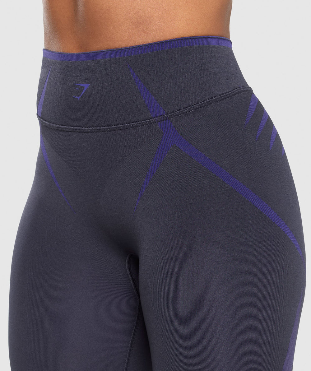 Apex Lift Seamless Leggings Heavy Blue/Cobalt Purple