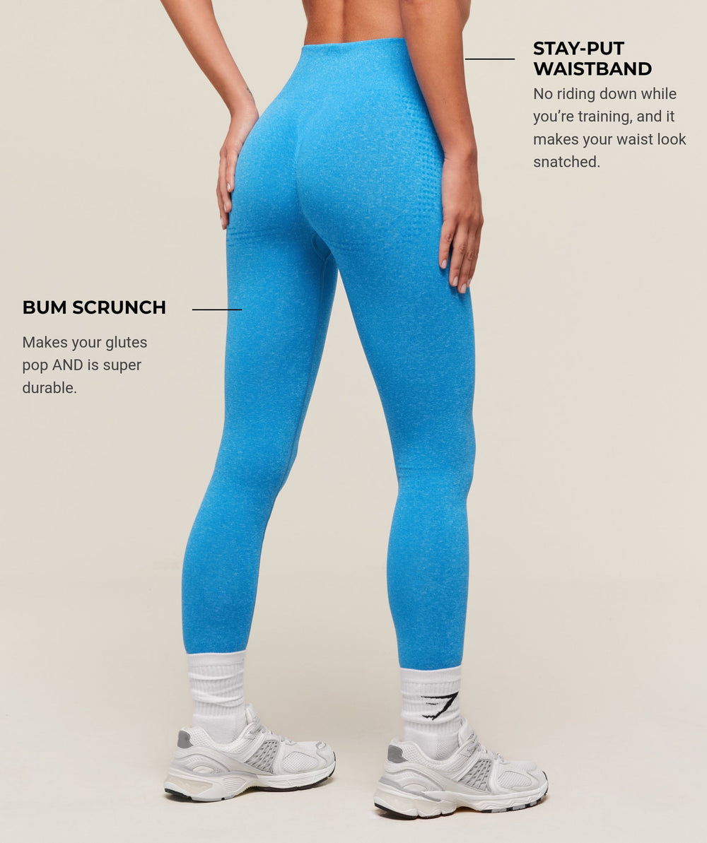 Vital Soft Legging Electric Blue/Marl