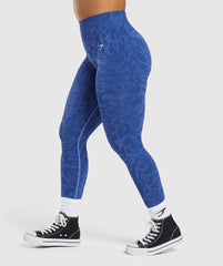Adapt Safari Seamless Leggings Wave Blue/Iris Blue