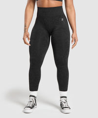 Adapt Safari Seamless Leggings Black/Asphalt Grey