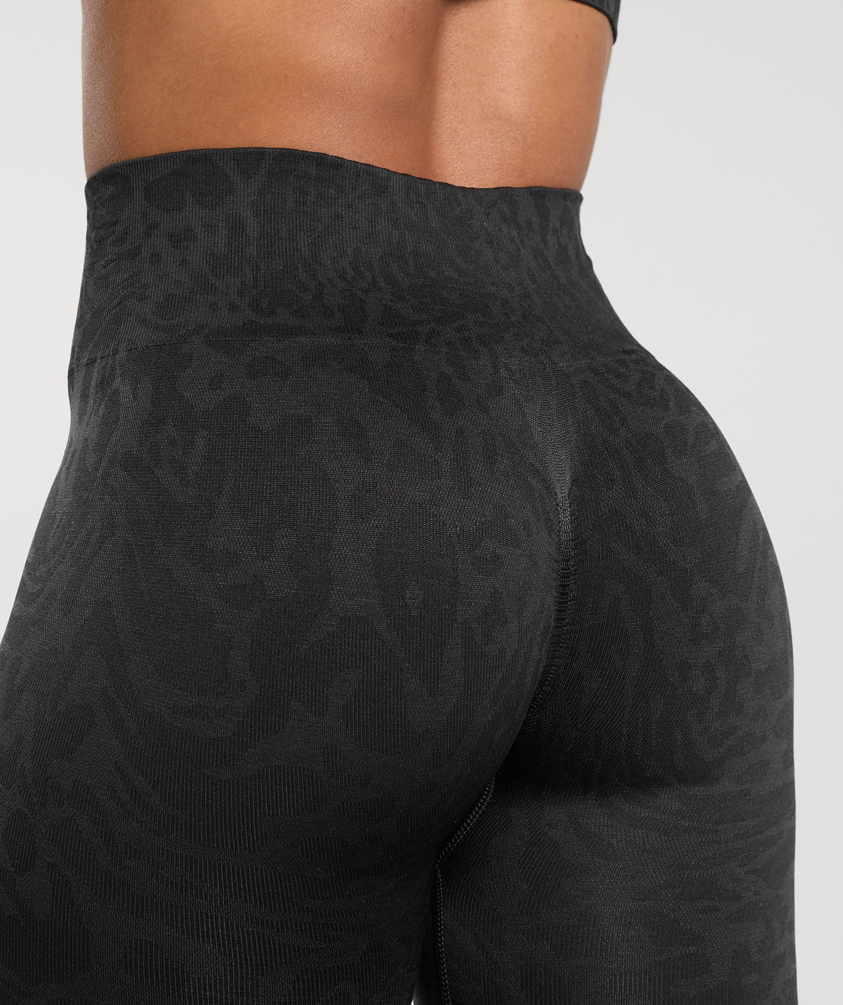 Adapt Safari Seamless Leggings Black/Asphalt Grey