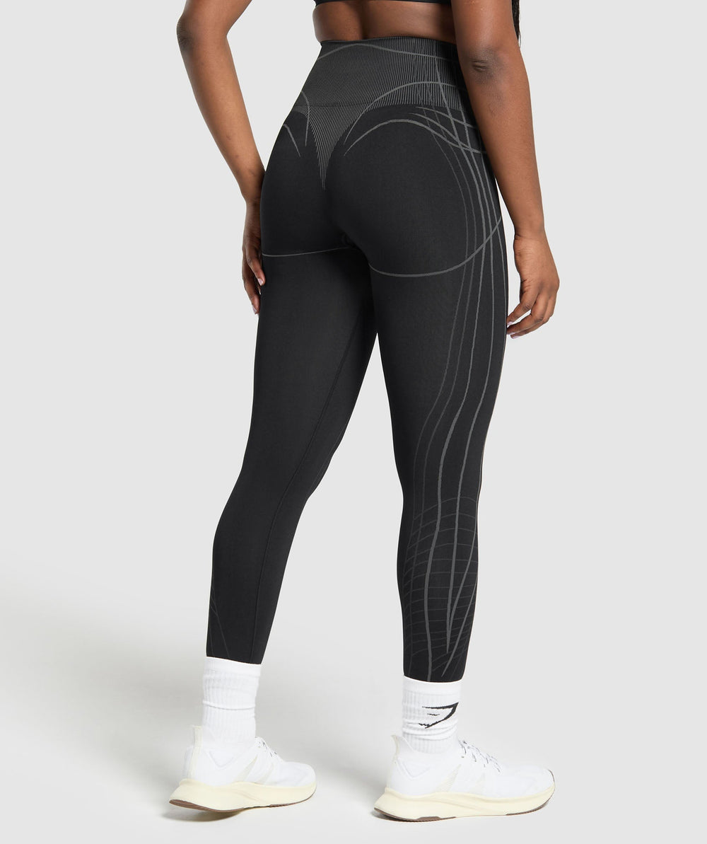Apex Seamless Leggings Black/Graphite Grey