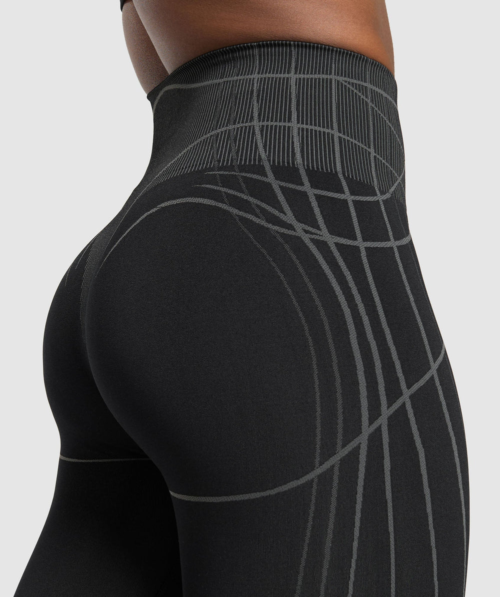 Apex Seamless Leggings Black/Graphite Grey