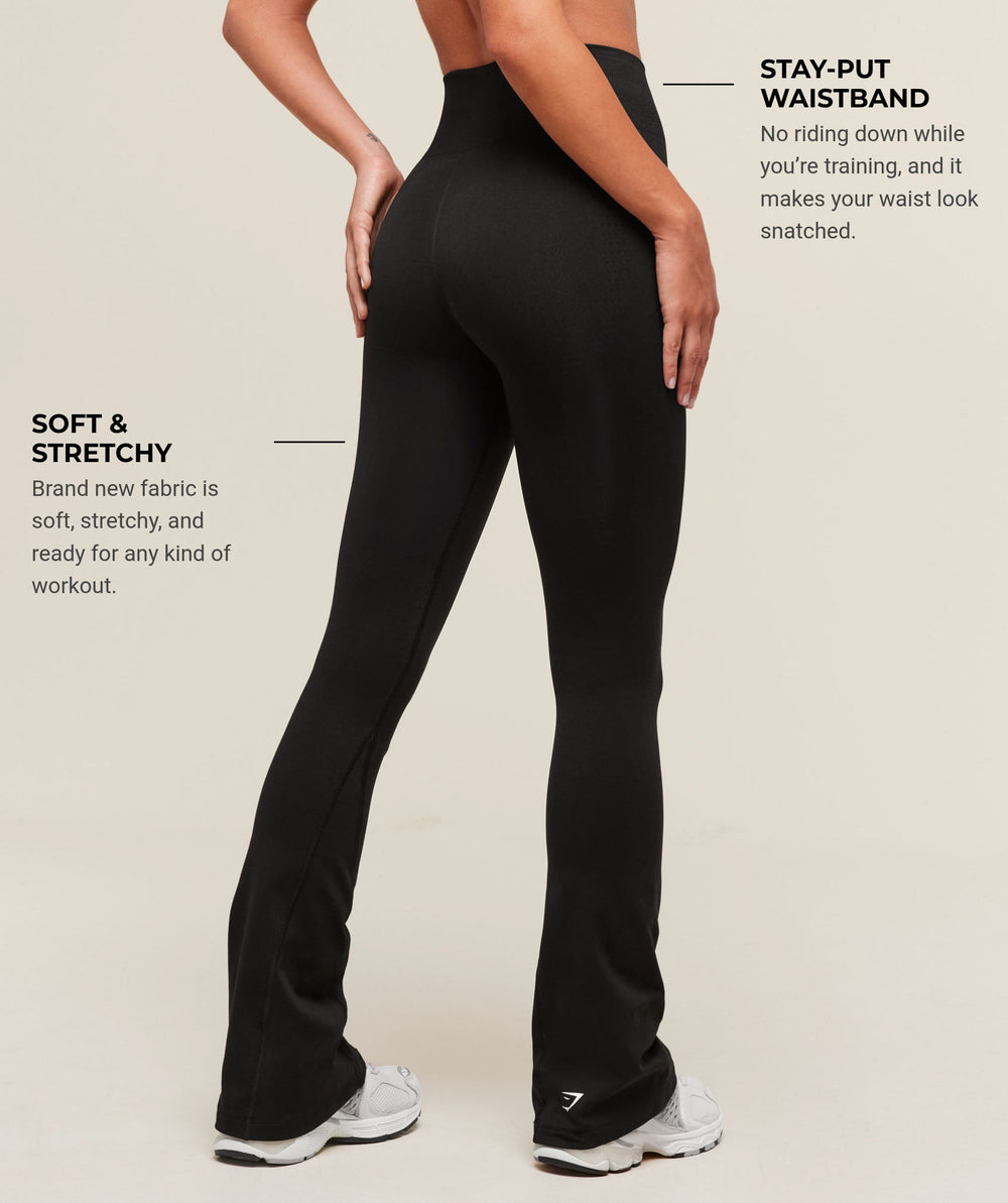 Vital Soft Flared Legging Black