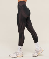 Diffuse Seamless Leggings Black/Calm Pink