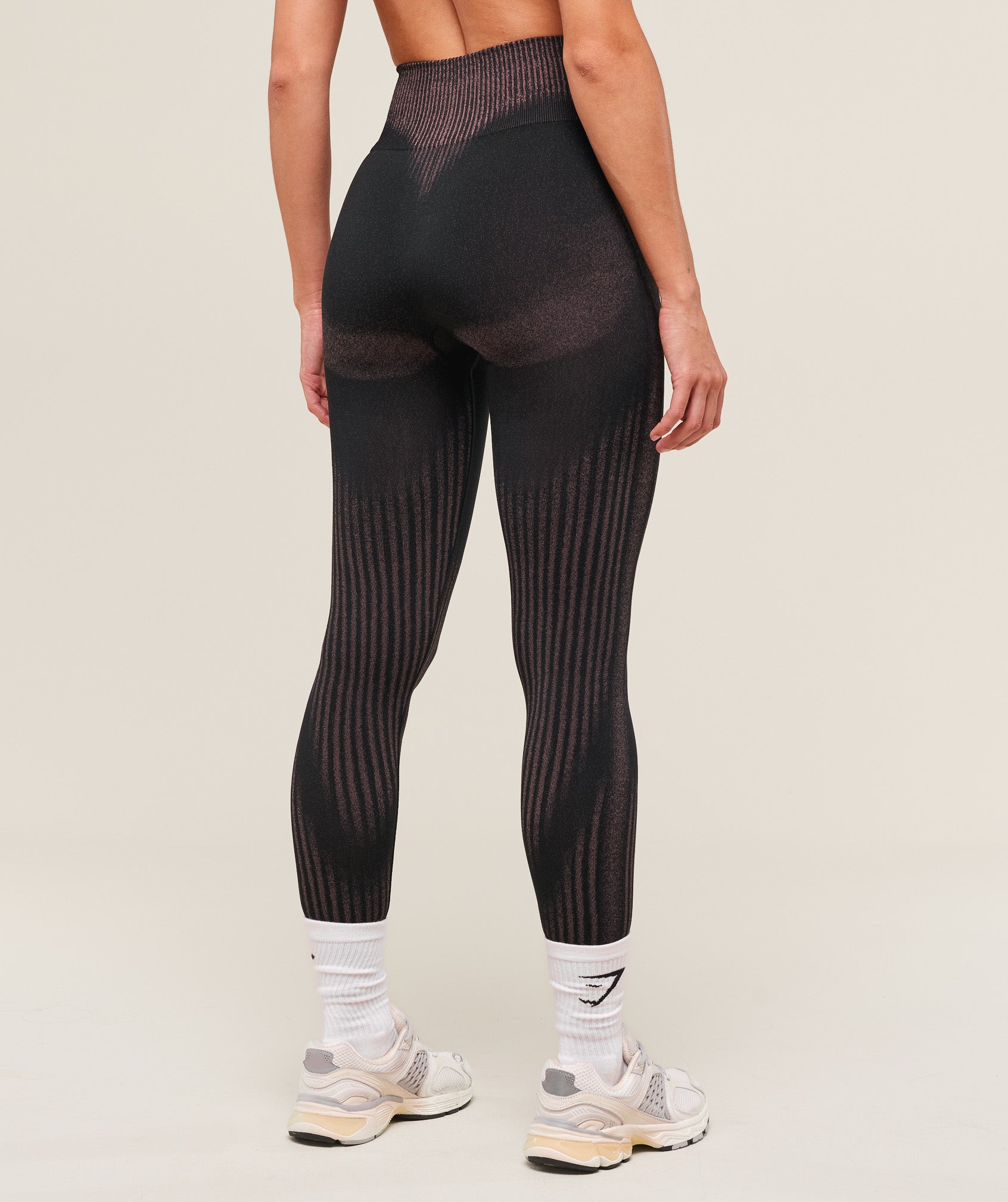 Diffuse Seamless Leggings Black/Calm Pink