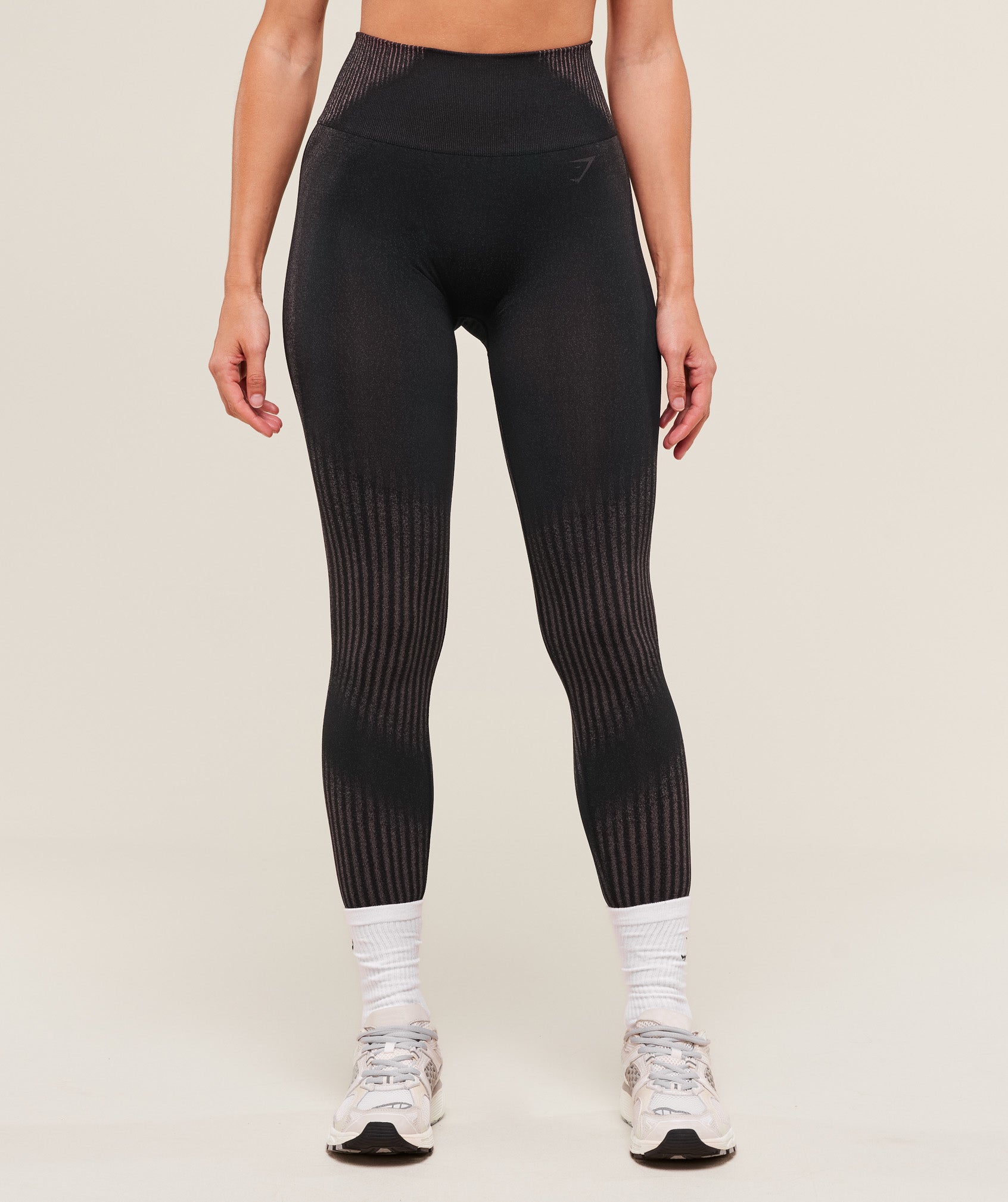 Diffuse Seamless Leggings Black/Calm Pink