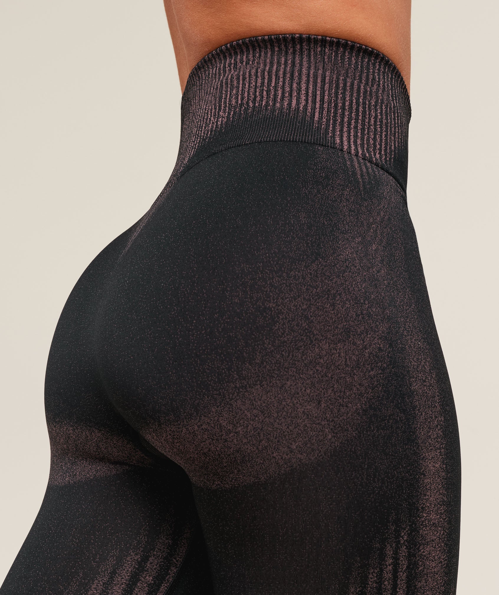 Diffuse Seamless Leggings Black/Calm Pink