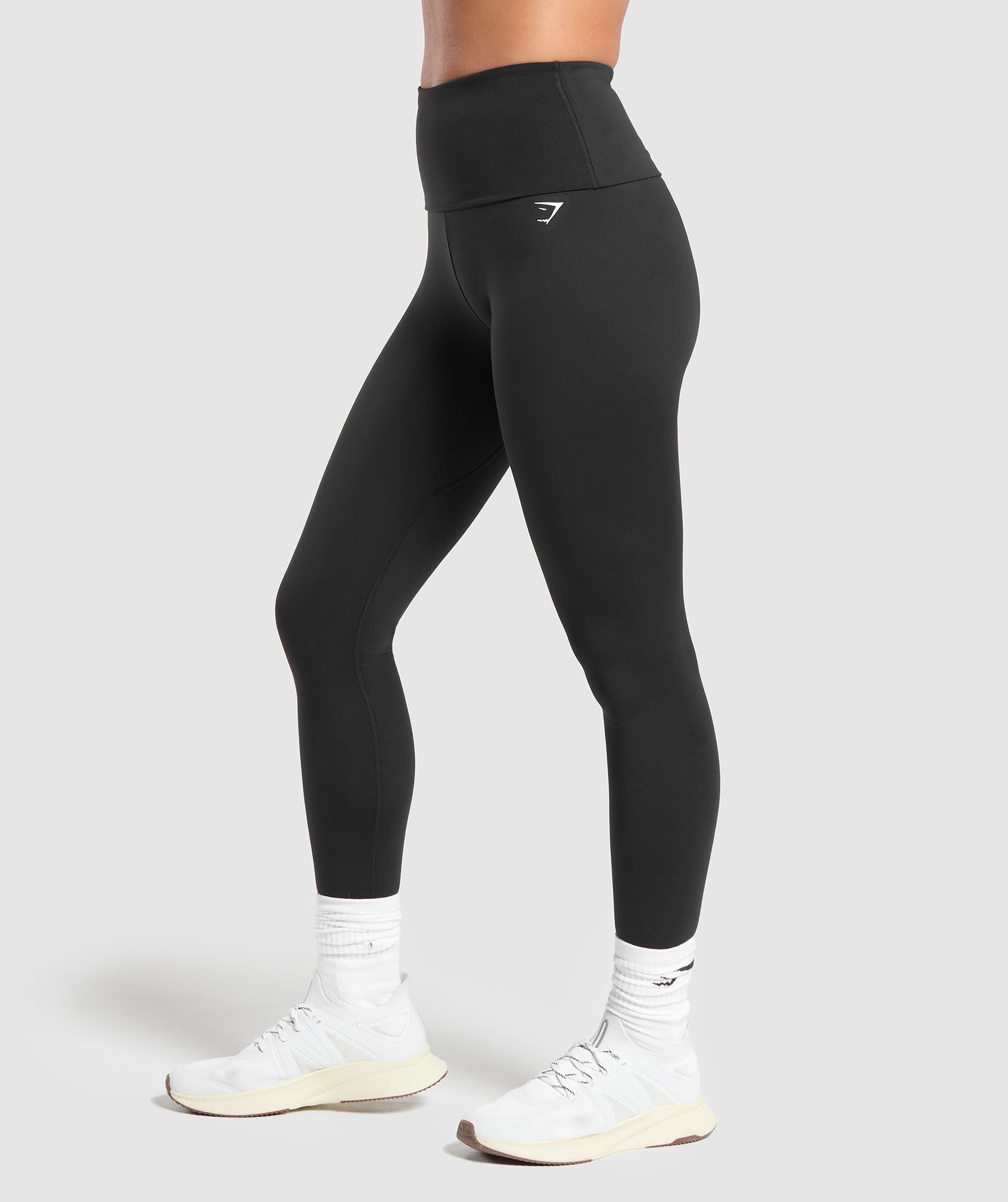 Everyday Foldover Leggings Black