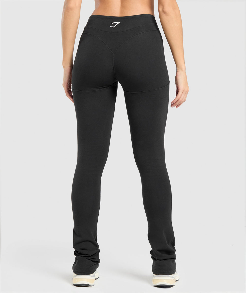 Heavyweight Washed Leggings Black
