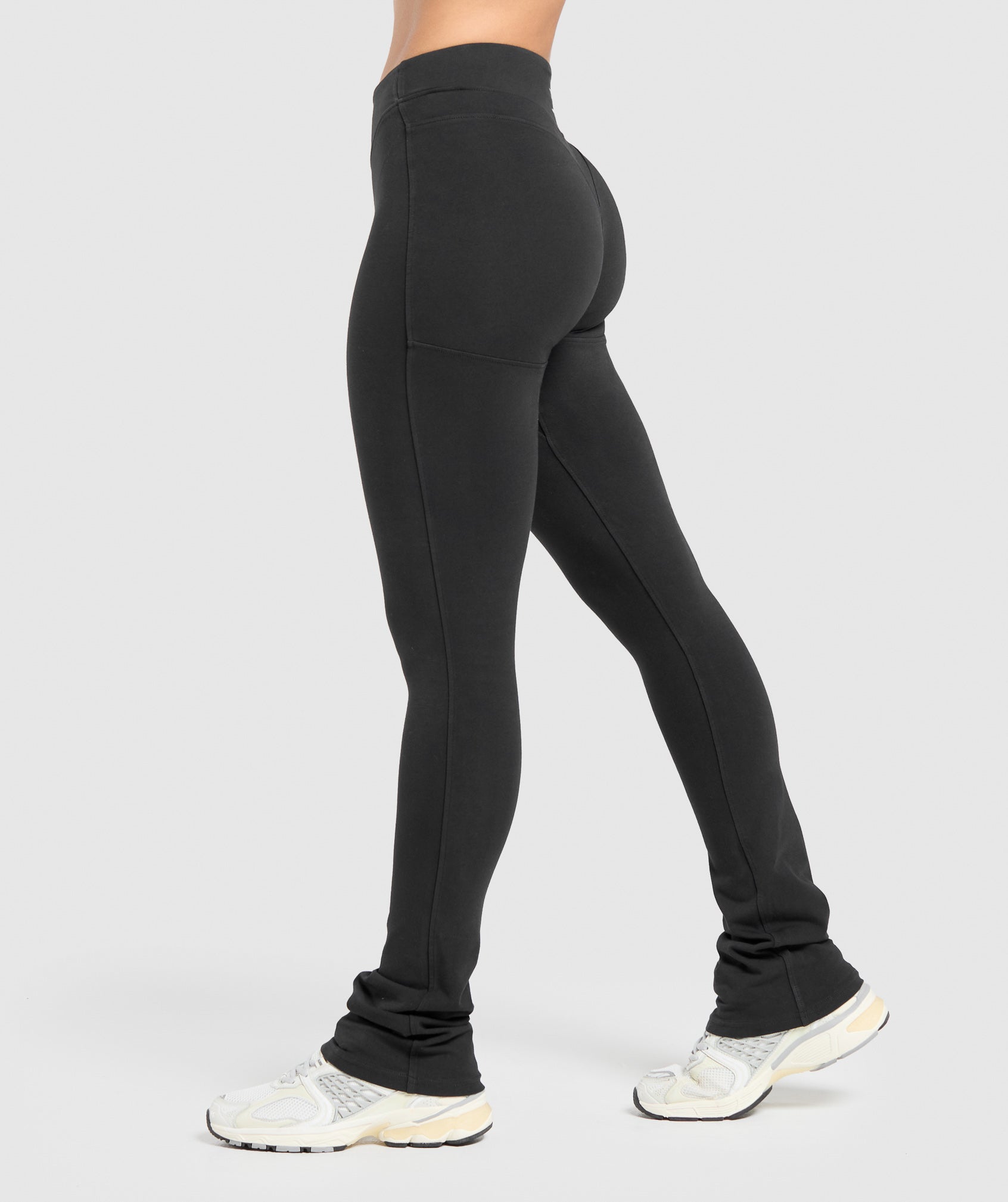 Heavyweight Washed Leggings Black