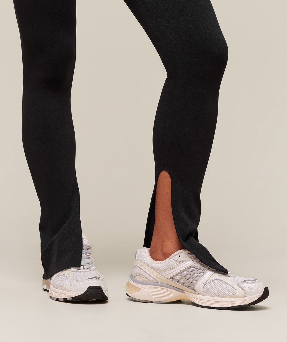 everywear Warp Knit Flare Legging Black