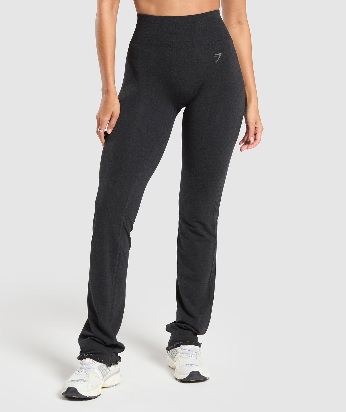 Luxe Seamless Flare Leggings Coal Marl