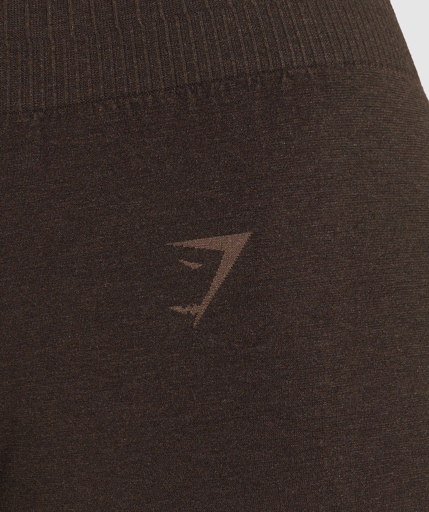 Luxe Seamless Flare Leggings Walnut Brown Marl